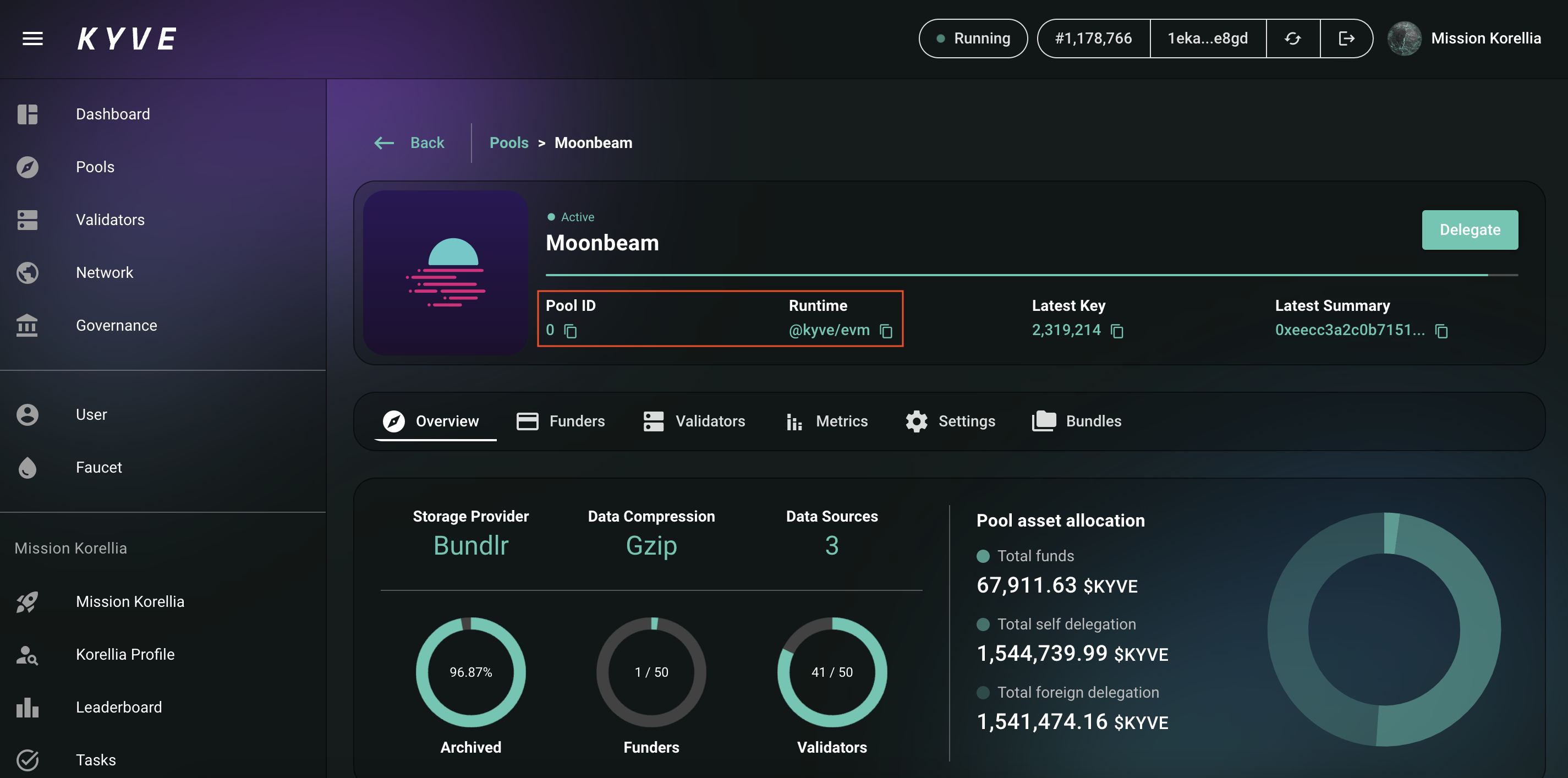 pool overview